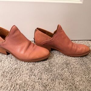 Frye Brown Leather Mules